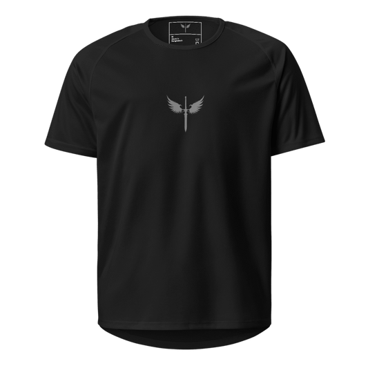 Camiseta negra deportiva Warrior Sword