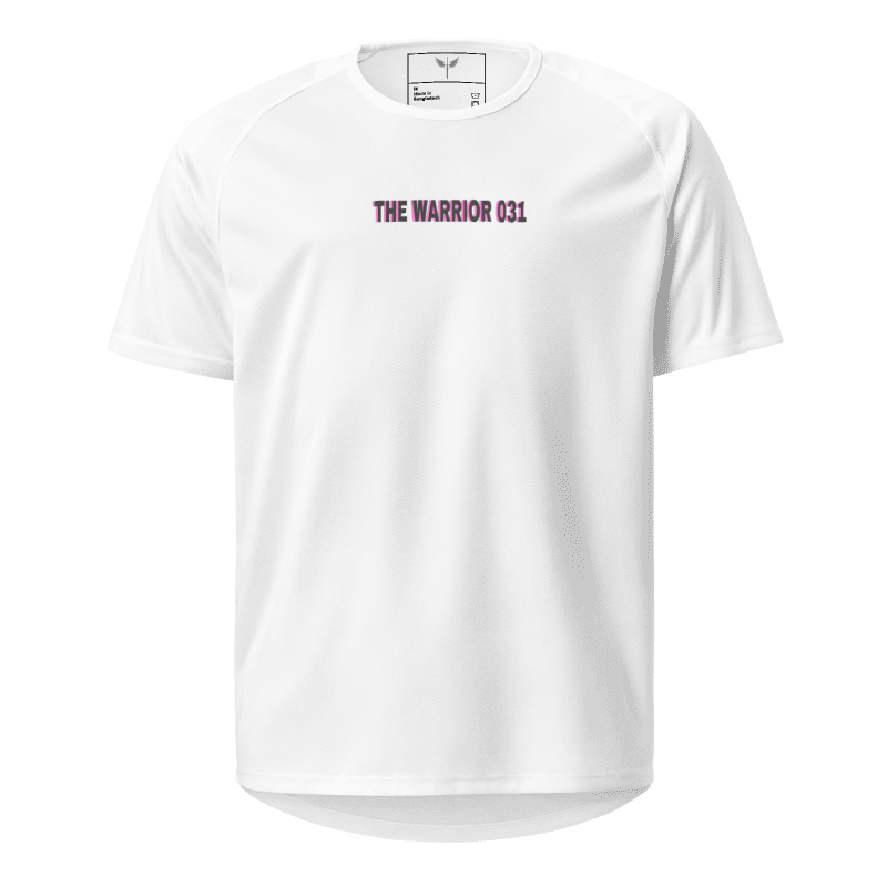 Camiseta blanca deportiva Pink Tiger