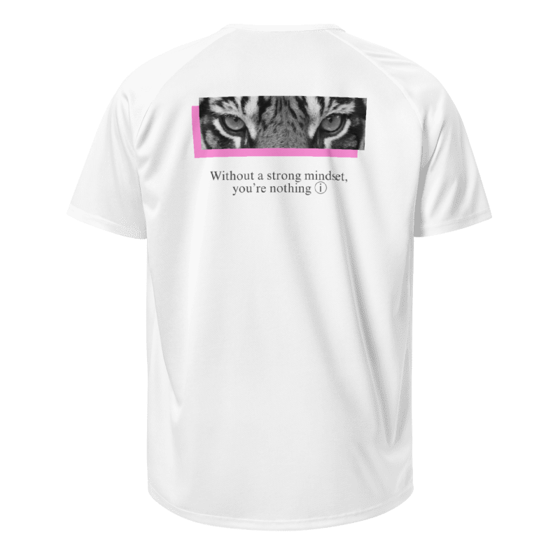 Camiseta blanca deportiva Pink Tiger