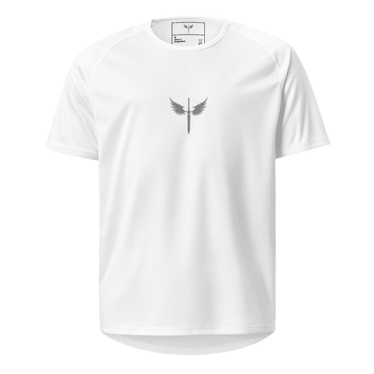 Camiseta blanca deportiva Warrior Sword