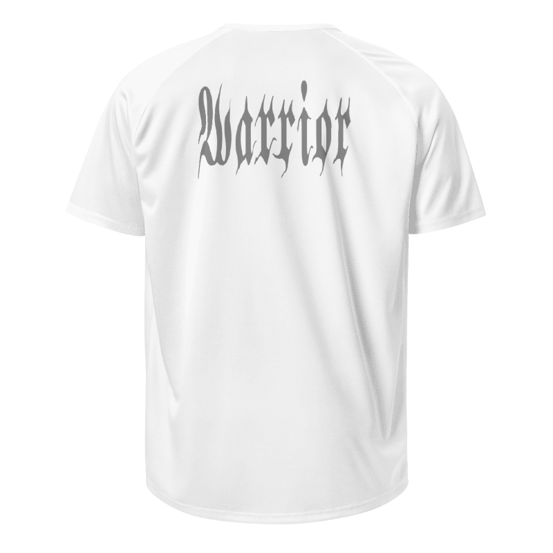 Camiseta blanca deportiva Warrior Sword